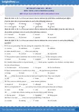 Đề thi giữa kì 2 Tiếng Anh 11 Friends Global - Đề số 1